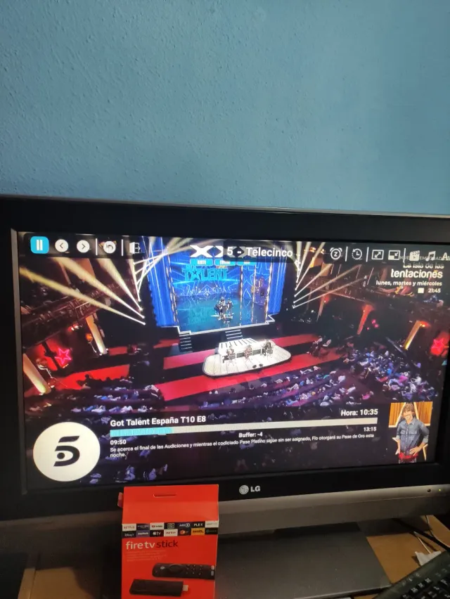 FIRE TV ORIGINAL  CON TV  LG 32 PULG FOTOS REALES.