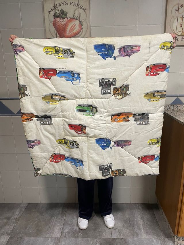 Colchoneta barca de noel reversible