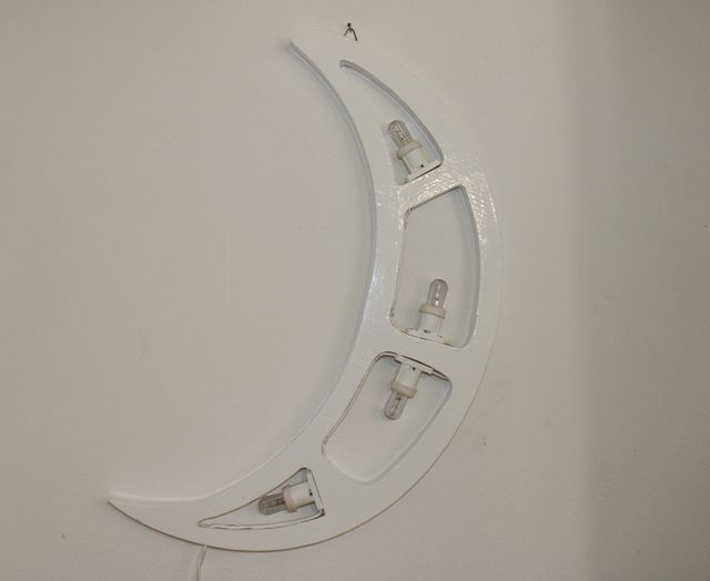 Luminaria Salentina Luna Led Bianco Artigianale