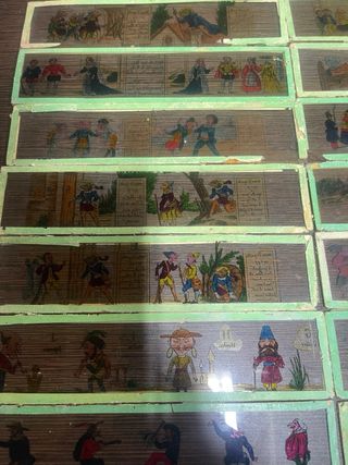 CRISTALES ANTIGUOS PARA LINTERNA MAGICA