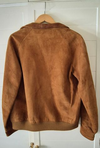 Chaqueta cazadora hombre de ante