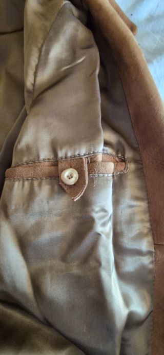 Chaqueta cazadora hombre de ante