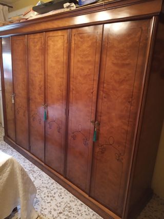 Armario dormitorio, líneas rectas