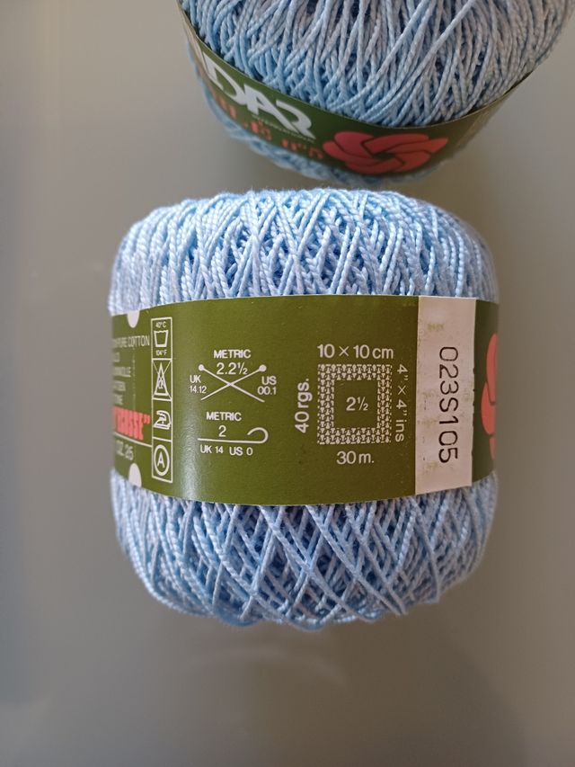 10 gomitoli cotone filo di scozia n.5