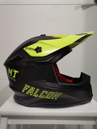 Casco motocross mt falcon