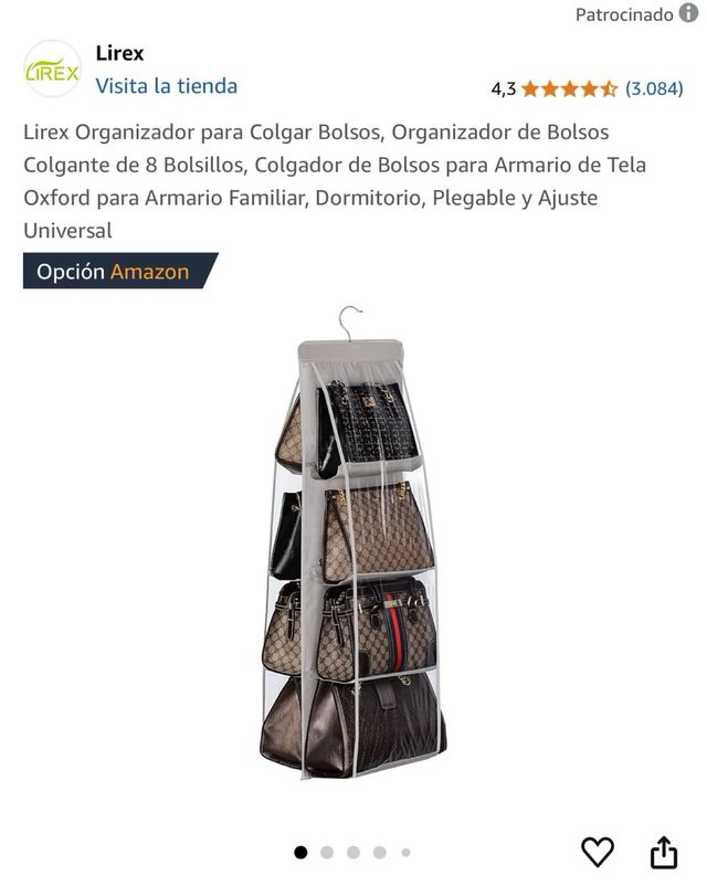 Organizador para colgar bolsos “Lirex”