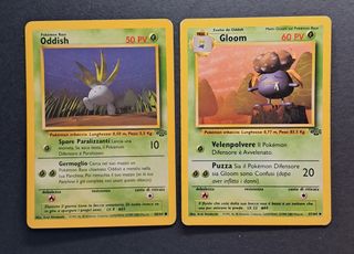 Card Oddish e Gloom Jungle 2000
