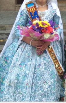 TRAJE DE FALLERA DE NIÑA 8 AÑOS