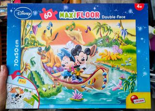 Puzzle 60 pezzi Disney 2 in 1