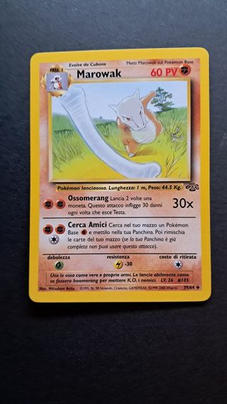 Card Cubone e Marowak Jungle