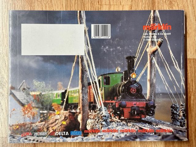 Catalogo Marklin 1994/1995. 