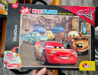 Puzzle 108 pezzi Cars 2 in 1
