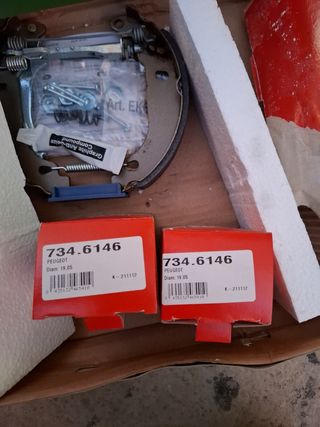 PEUGEOT 206 kit  zapatas y bombines 