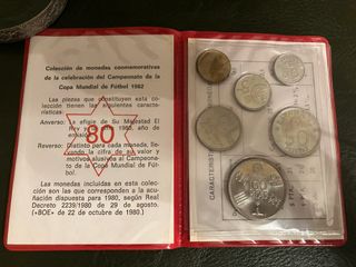 Monedas Mundial Futbol España 82