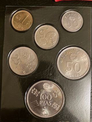 Monedas Mundial Futbol España 82