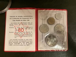 Monedas Mundial Futbol España 82