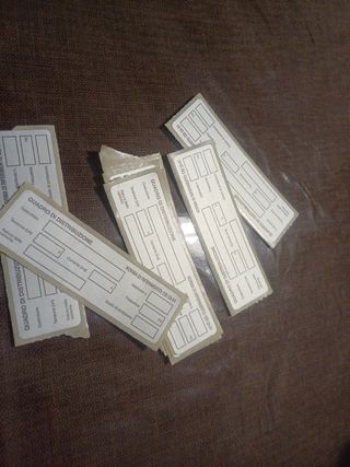 Targhette adesive per quadri elettrici 