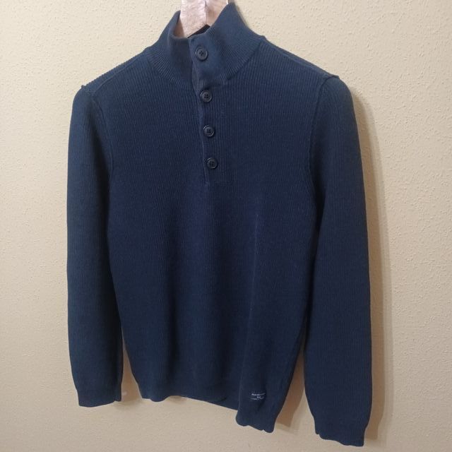 Hombre. Jersey SELECTED. Azul Marino. L