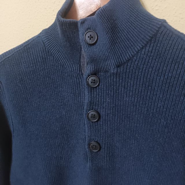 Hombre. Jersey SELECTED. Azul Marino. L