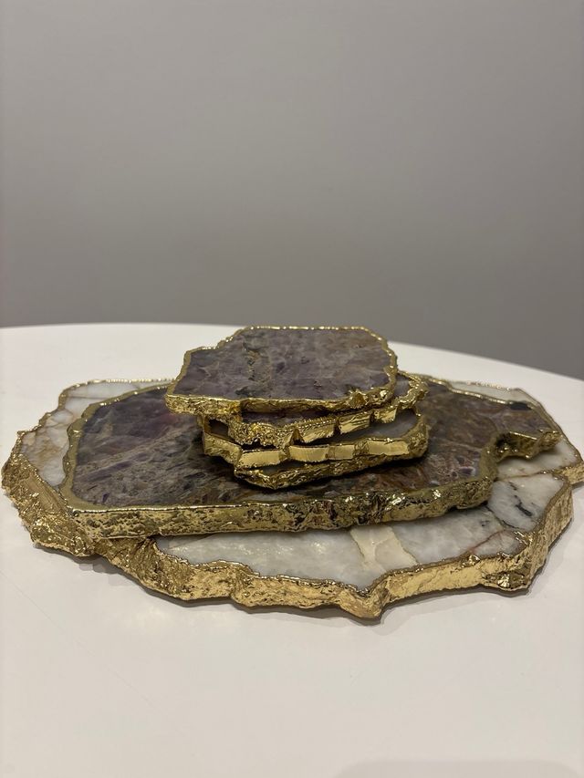 Decoración de mármol de Anthropologie