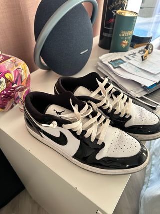 Nike jordan 1 low “panda” charol