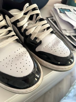 Nike jordan 1 low “panda” charol