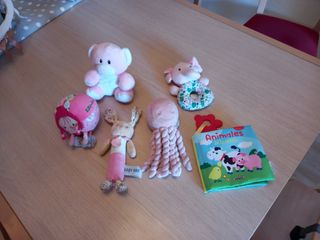 Pack juguetes bebé rosa