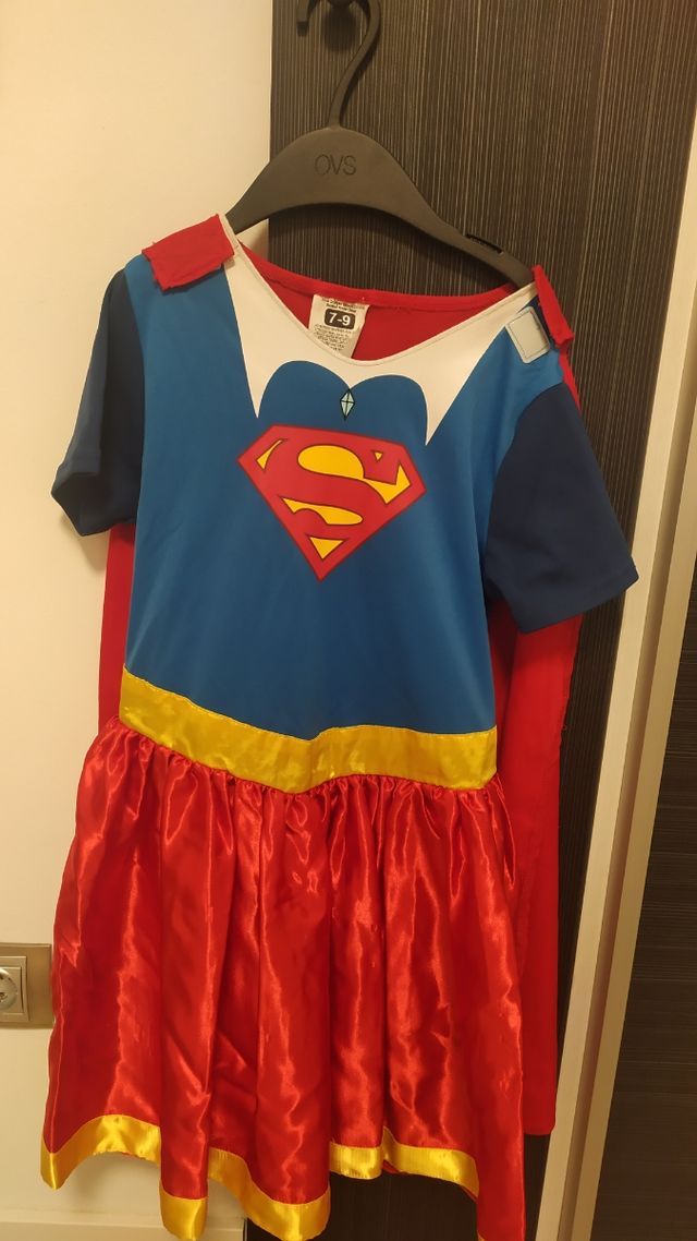 Disfraz superwoman niña