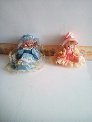2 munecas vintage da collezione