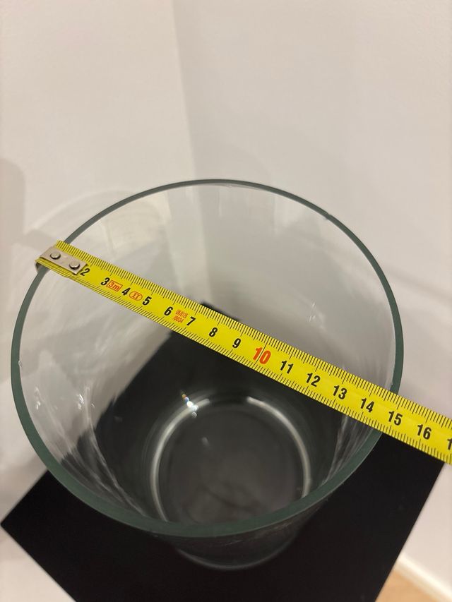 Jarrón grande de cristal