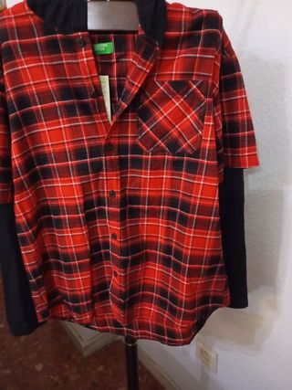 Camisa niño de cuadros funcional.