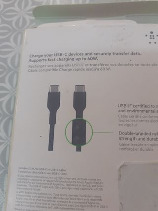 Cable USB-C a USB-C per a portàtil