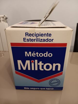 Recipiente esterilizador Milton