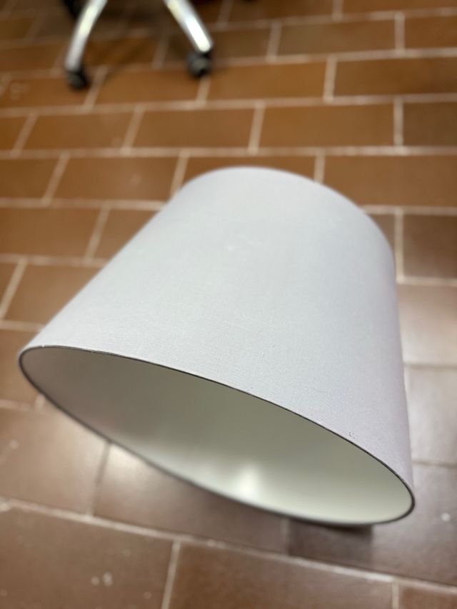 Pantalla lampara gris