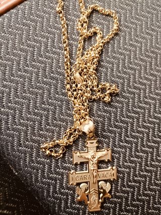 Cadena de 60 con cruz carabaca 