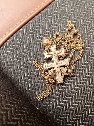 Cadena de 60 con cruz carabaca 