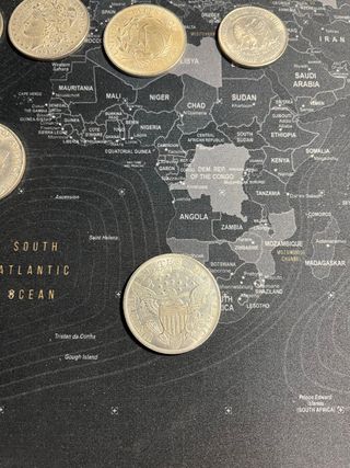 Morgan dollar plata, 23 monedas
