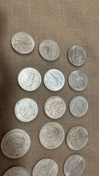 Morgan dollar plata, 23 monedas