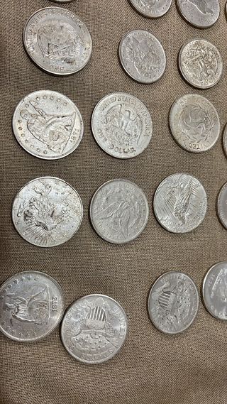 Morgan dollar plata, 23 monedas