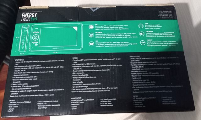 TV PORTÁTIL ENERGY SISTEM TV 2070