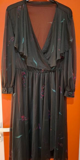 Vestido transparente vintage