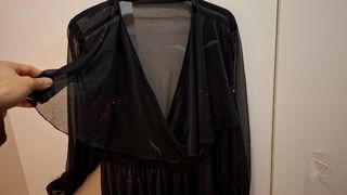 Vestido transparente vintage