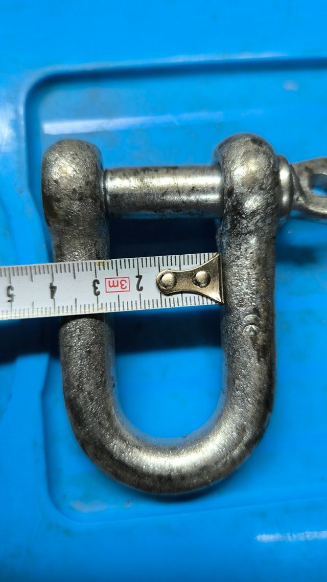 3 Mosquetones grilletes