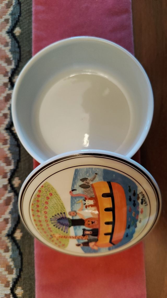 Portagioie porcellana arca di Noè Villeroy e Boch