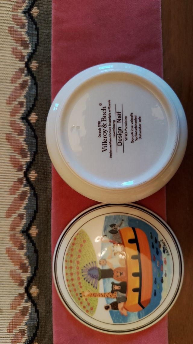 Portagioie porcellana arca di Noè Villeroy e Boch