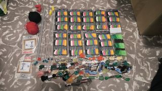 Lanas de punto de cruz