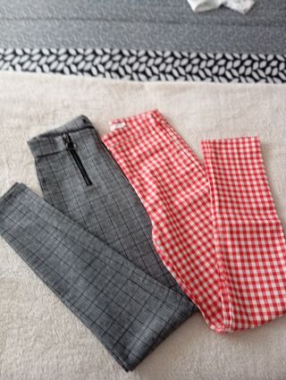 2 pantalones S estradivarius 6 x 2