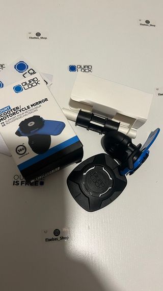 Quad Lock Espejo retrovisor Moto  mas adaptador