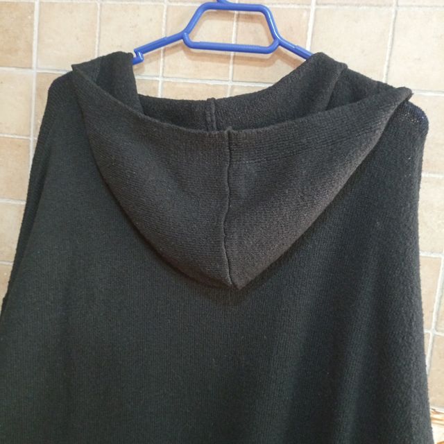 Chaqueta larga de lana