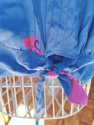 Blusa Vintage estampado notas musicales